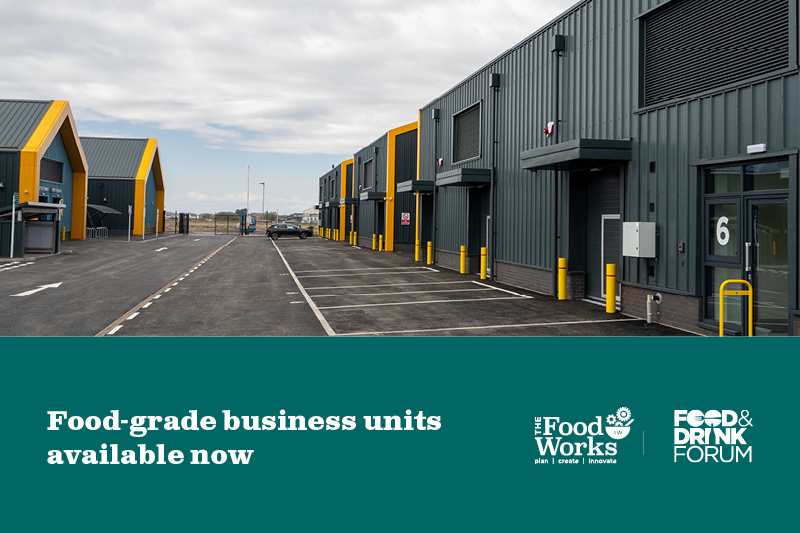 Food-grade business units available at The Food Works