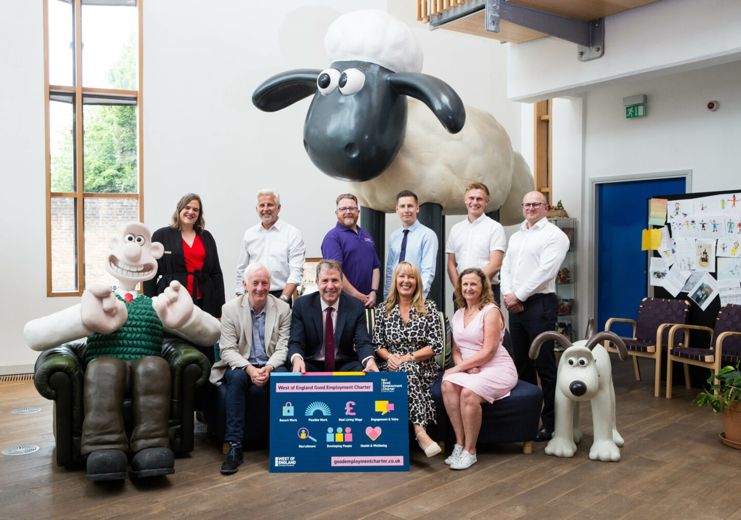 Wallace & Gromit’s makers Aardman first to sign up to Good Employment Charter