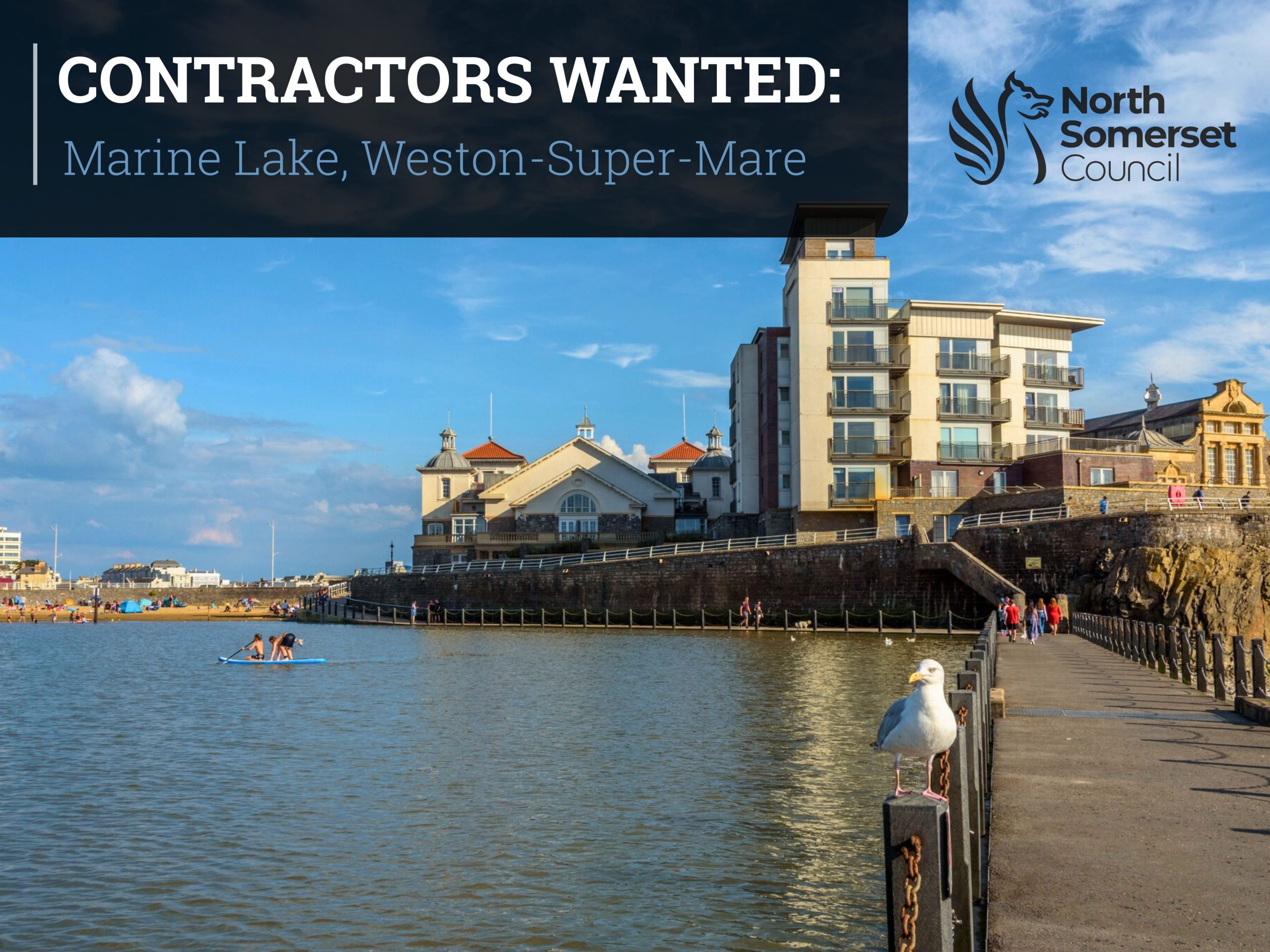 Contractors’ Tender: Marine Lake Improvements Open in Weston-super-Mare