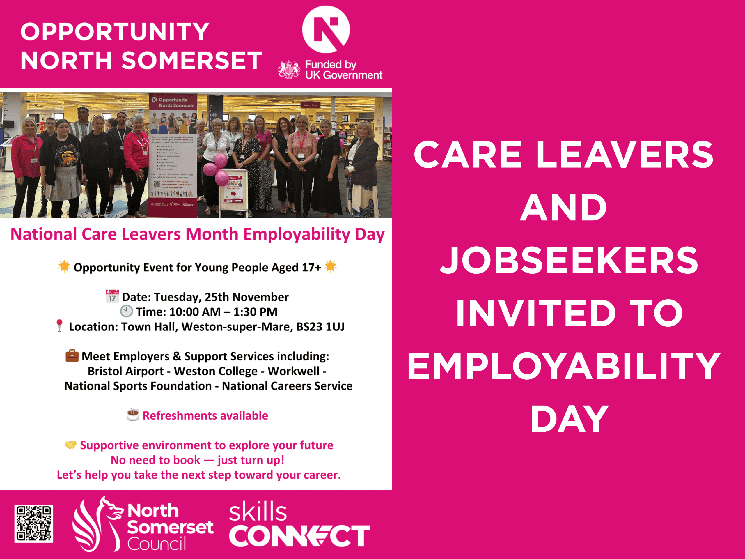 Care Leavers and Jobseekers Invited to Employability Day