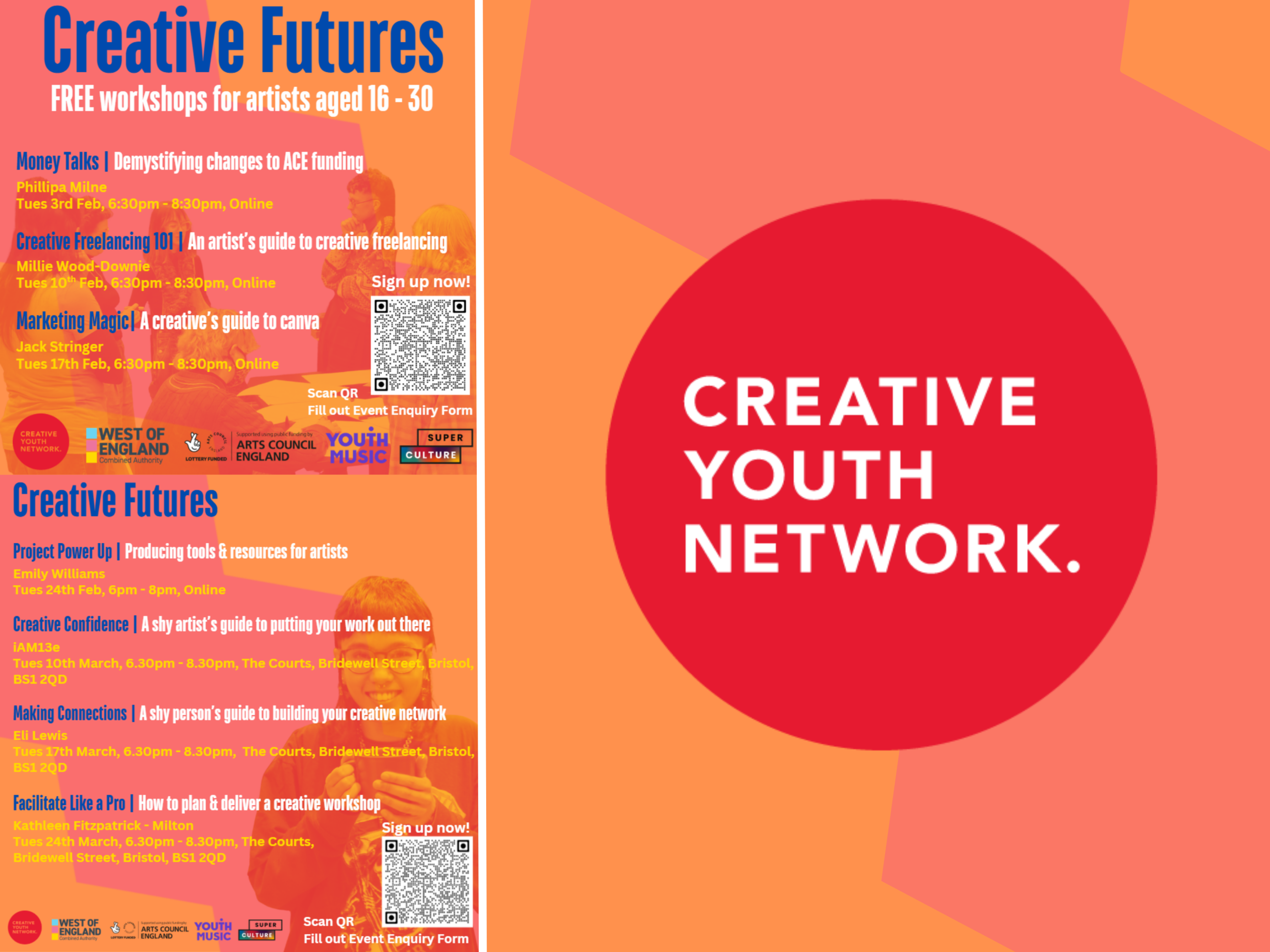 Free Workshops for Early-Career Artists and Musicians